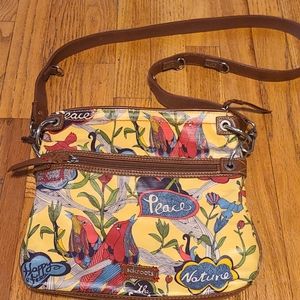 Sakroots Artist Circle Peace Print Crossbody